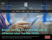 Tablet Screenshot of ippr.org